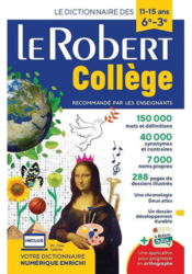 Dictionnaire Le Robert Collège