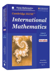 IGCSE Cambridge International Mathematics: 0607 Extended - 3rd edition - Optional